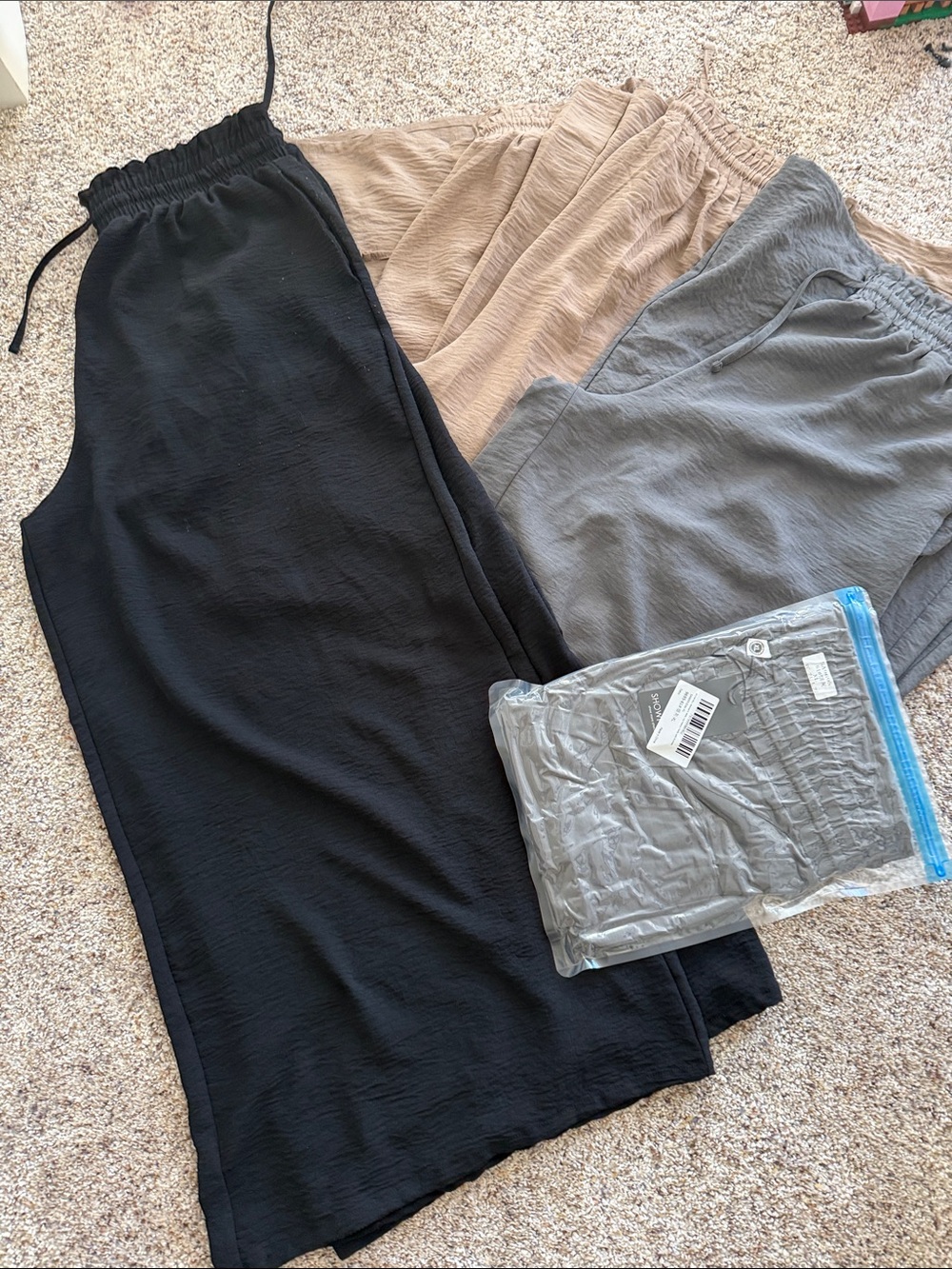 Lot of 5 Walmart Flowy Wide Leg Pants